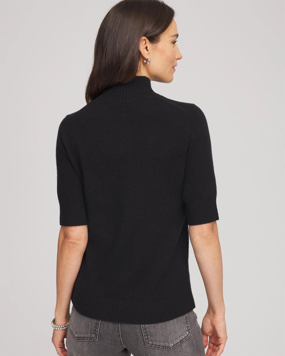 Cashmere Elbow-Sleeve Sweater - Chico's