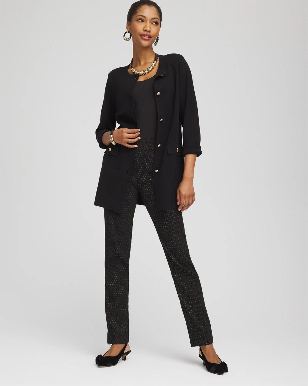 Button-Down Crewneck Coatigan - Chico's