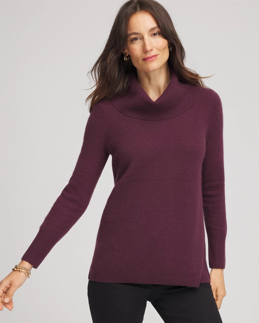 Cowlneck Cashmere Pullover Tunic - Chico's
