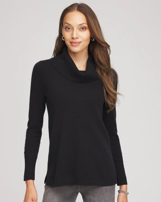 Cowlneck Cashmere Pullover Tunic - Chico's