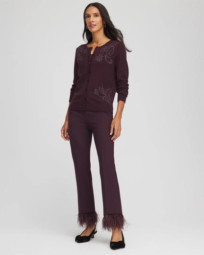 Embellished Crewneck Cardigan - Chico's