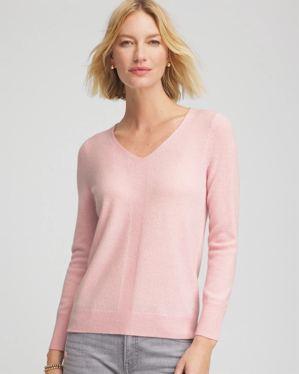 Relaxed V-Neck Cashmere Sweater - Chico's
