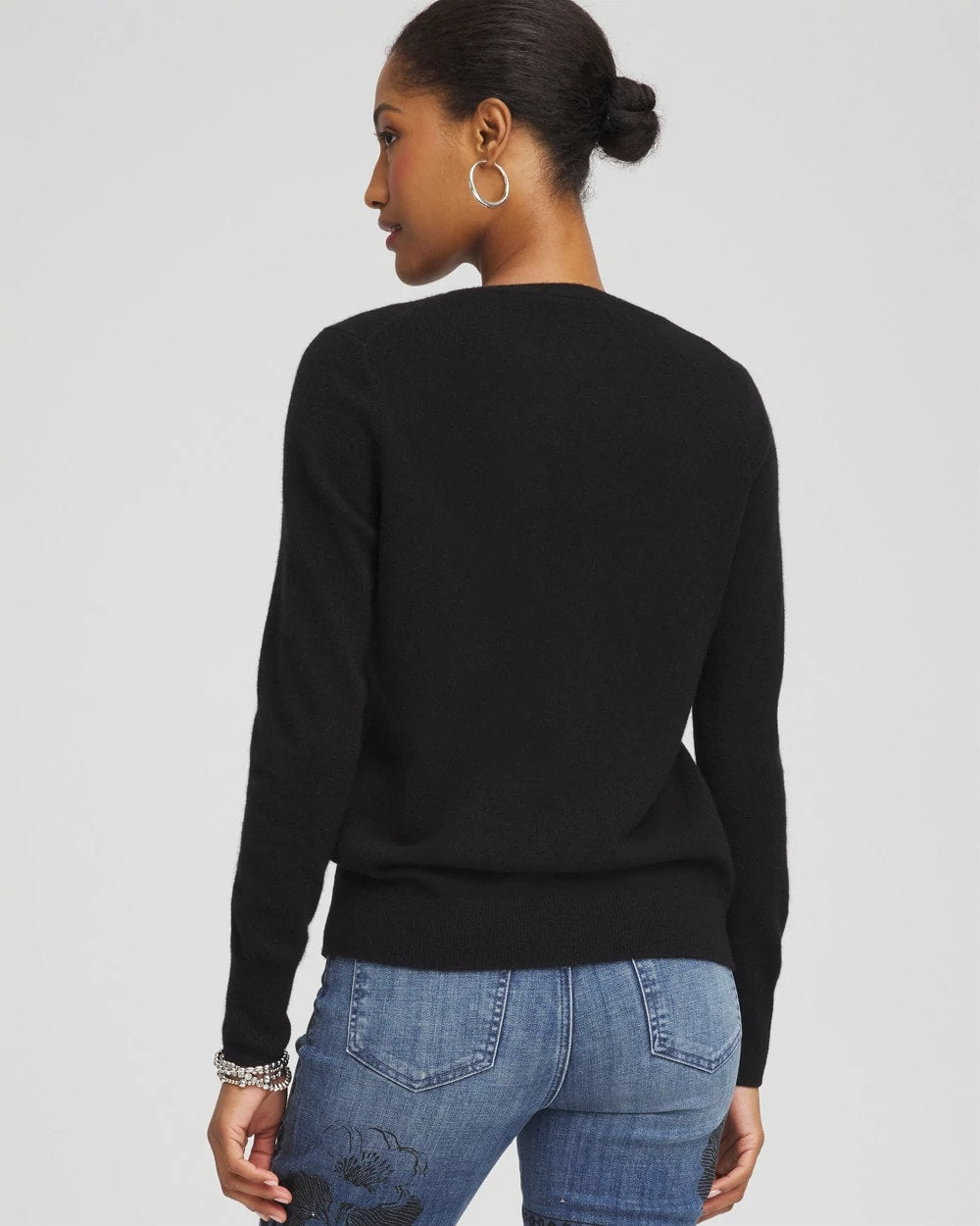 Relaxed V-Neck Cashmere Sweater - Chico's