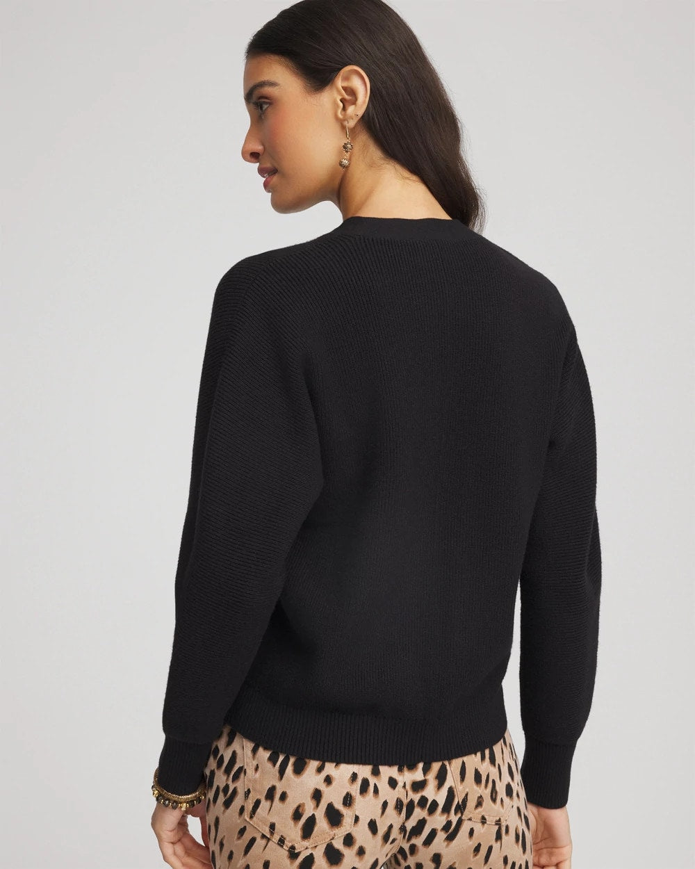 Relaxed-Fit Button-Front Cardigan - Chico's
