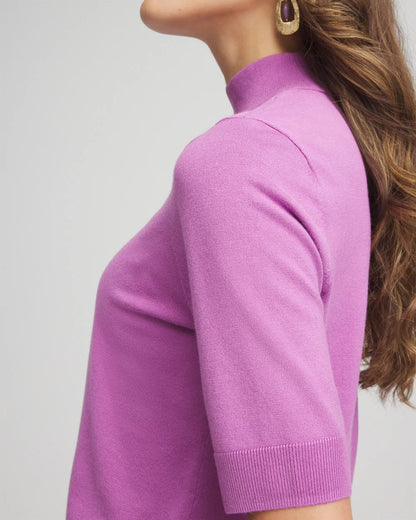Ella Elbow Sleeve Mockneck Sweater - Chico's