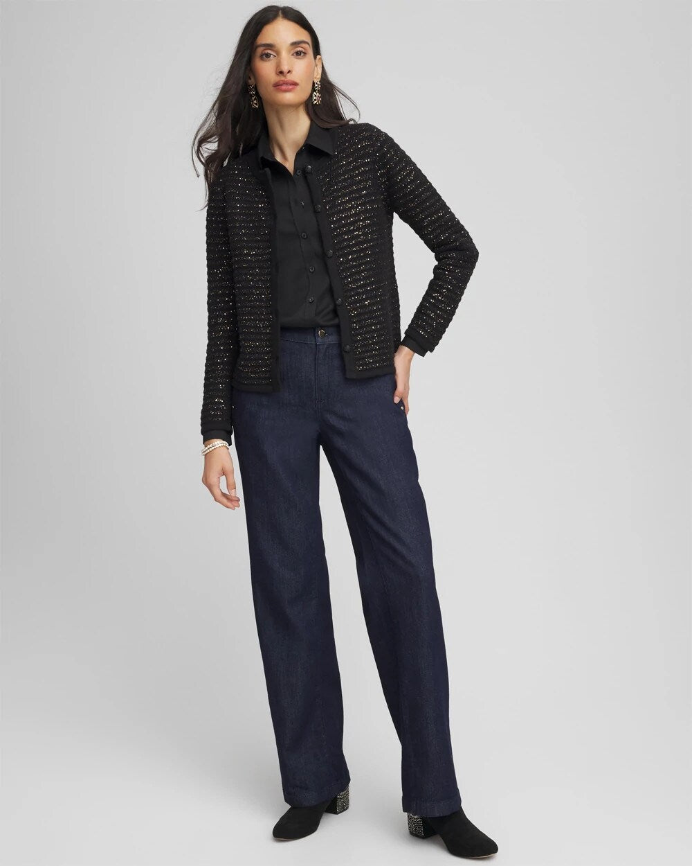 Shine Cropped Cardigan - Chico's