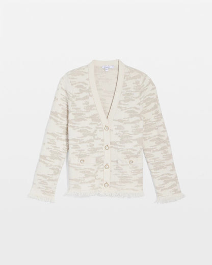 Fringe Textured V-Neck Cardigan - Chico's