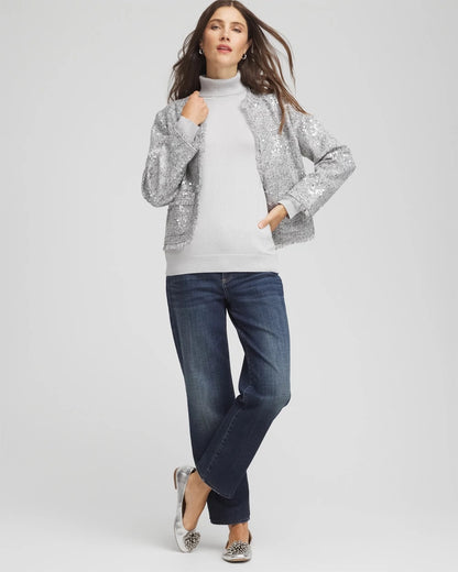 Metallic Turtleneck Pullover Sweaters - Chico's