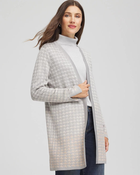 Metallic Herringbone Cardigan - Chico's