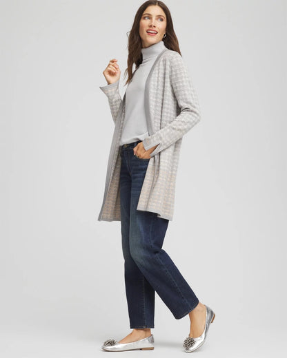 Metallic Herringbone Cardigan - Chico's