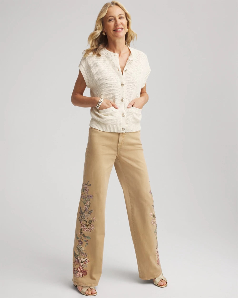 Button-Up Sweater Vest - Chico's