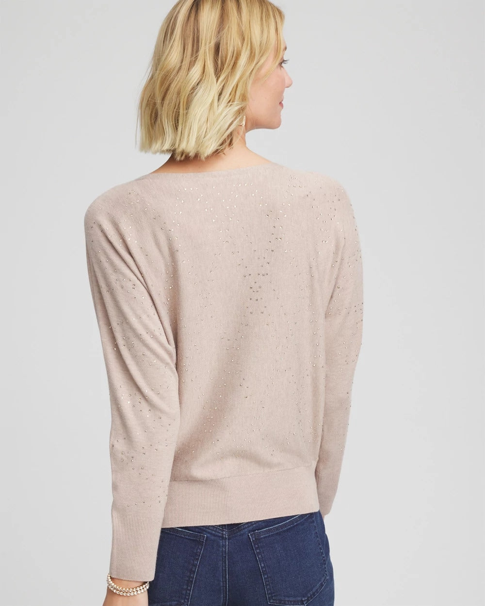 Ella Embellished Dolman Pullover Sweater - Chico's