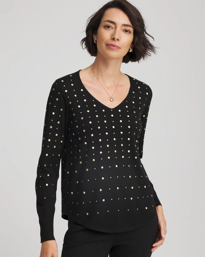 Ella Embellished Pullover Sweater - Chico's