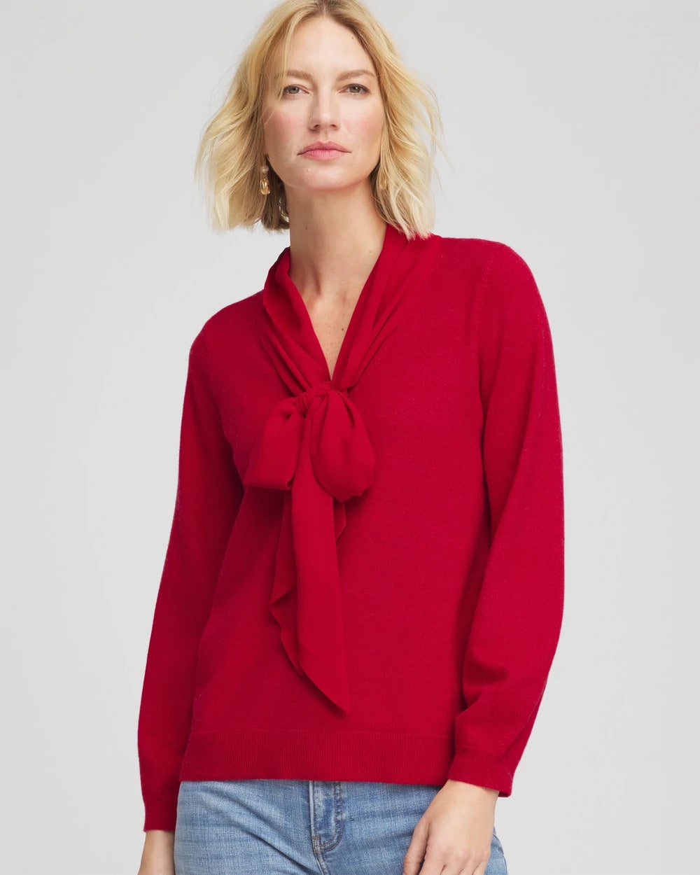 Bow-Detailed Sweater - Chico's