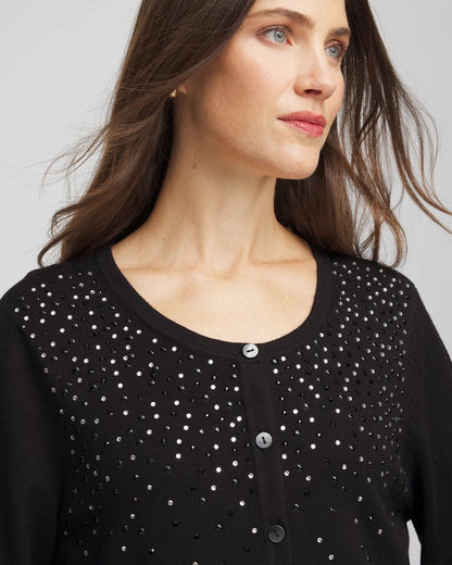 Ombré Rhinestone Cardigan - Chico's