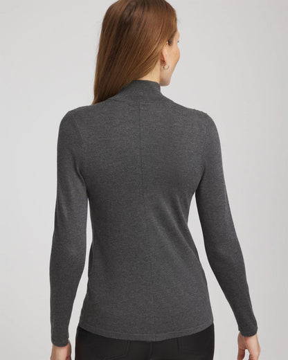 Ella Rhinestone Mockneck Sweater - Chico's