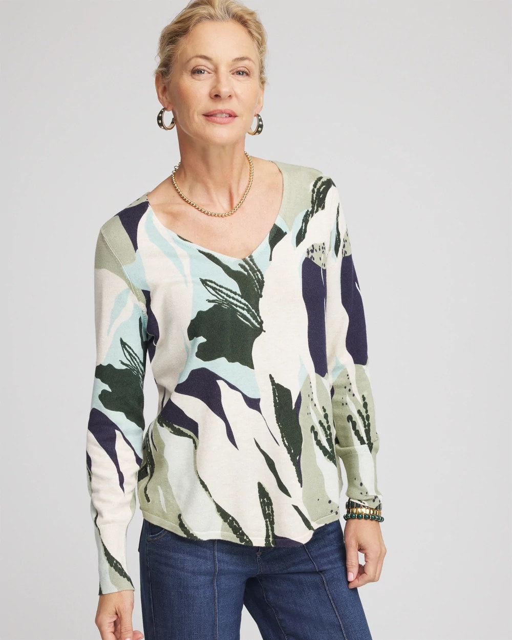 Ella La Fleur Pullover Sweater - Chico's