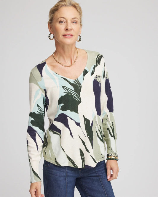 Ella La Fleur Pullover Sweater - Chico's