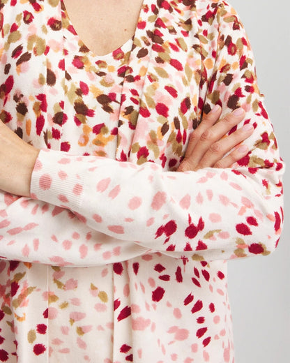 Ombré Printed V-Neck Cardigan - Chico's