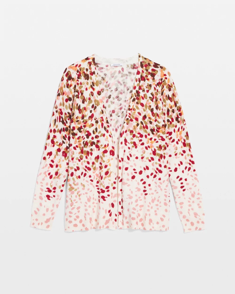 Ombré Printed V-Neck Cardigan - Chico's
