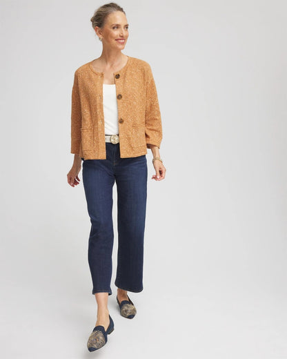 Tweed Cropped Sweater - Chico's