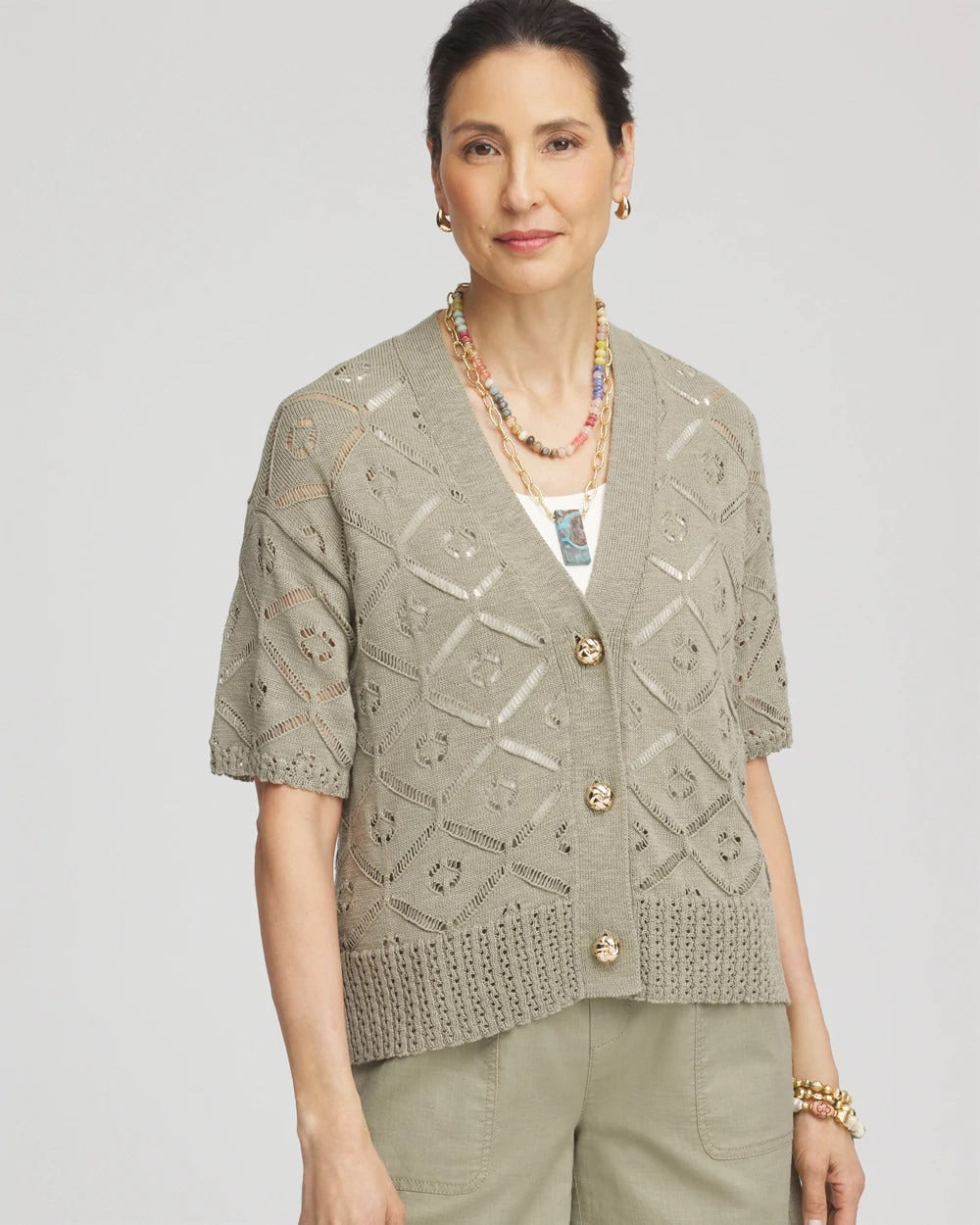 Short Button-down Cardigan - Chico's