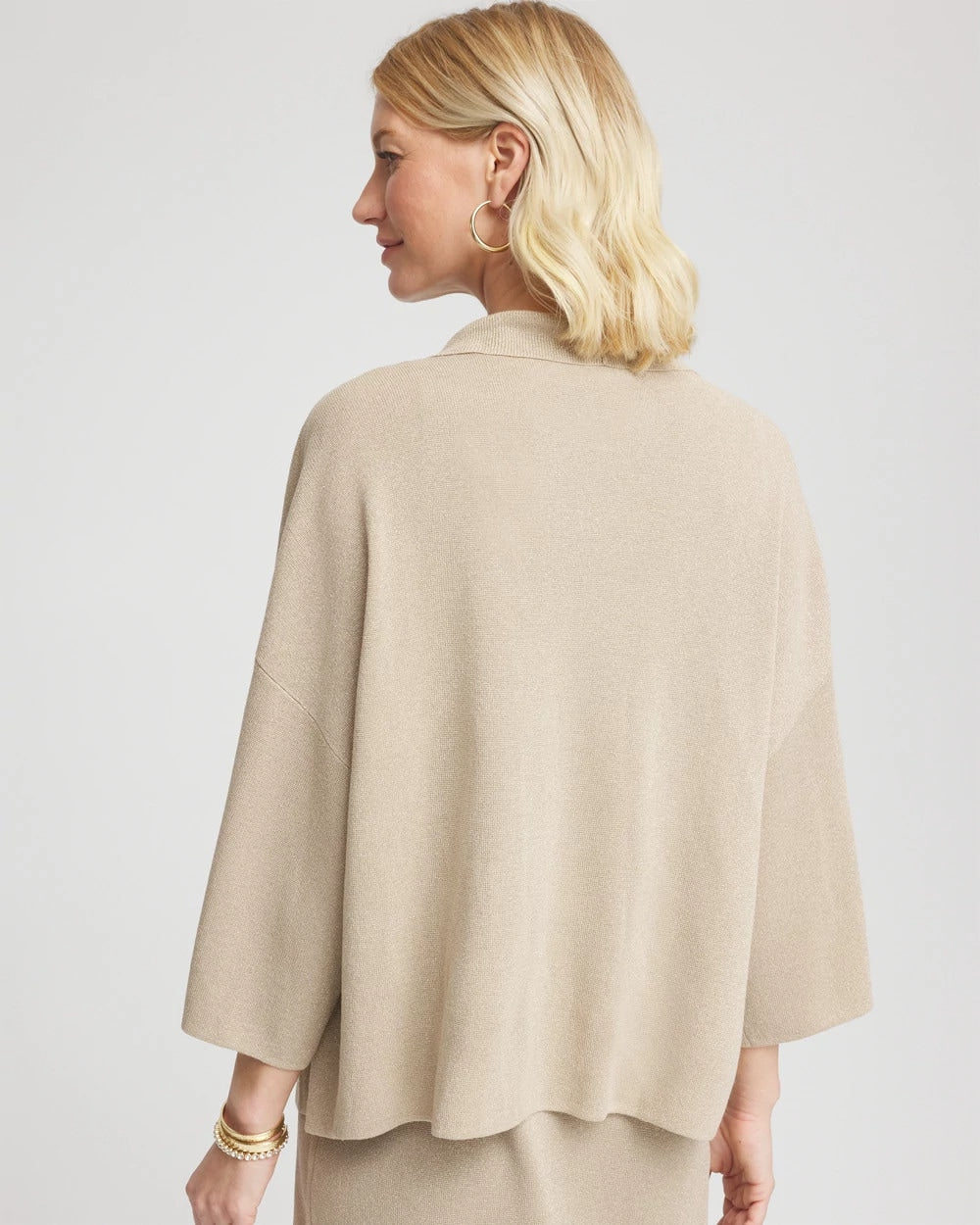Travelers™ Collection Metallic Knit Cardigan - Chico's