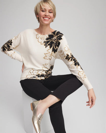 Ella Dolman Artisanal Pullover Sweater - Chico's