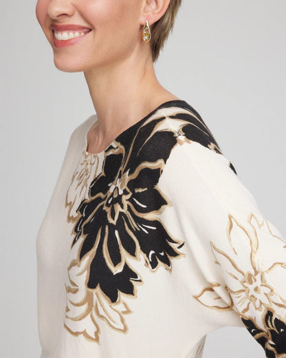 Ella Dolman Artisanal Pullover Sweater - Chico's