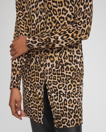 Ella Animal-Print Cardigan Sweater - Chico's