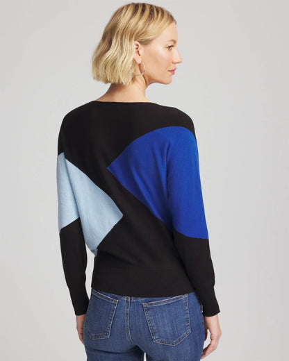 Ella Dolman Intarsia Pullover Sweater - Chico's