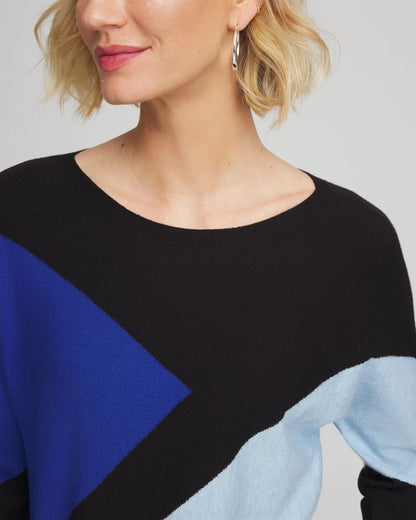 Ella Dolman Intarsia Pullover Sweater - Chico's