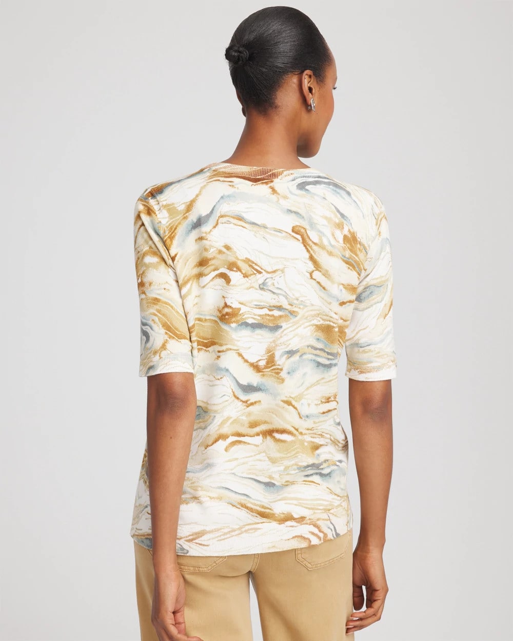 Printed Crewneck Sweater - Chico's