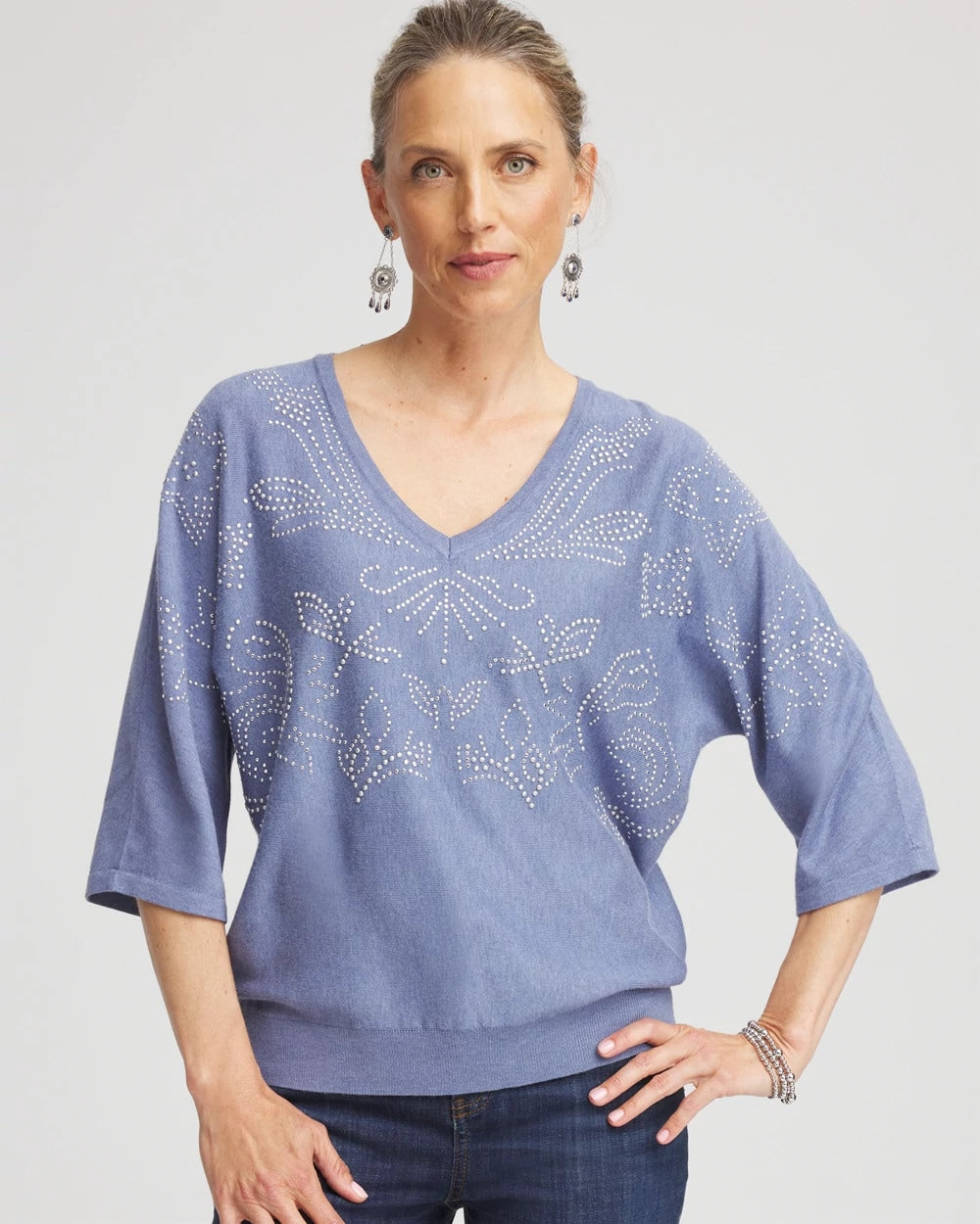 Dolman V-Neck Sweater - Chico's