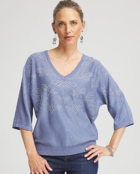 Dolman V-Neck Sweater - Chico's