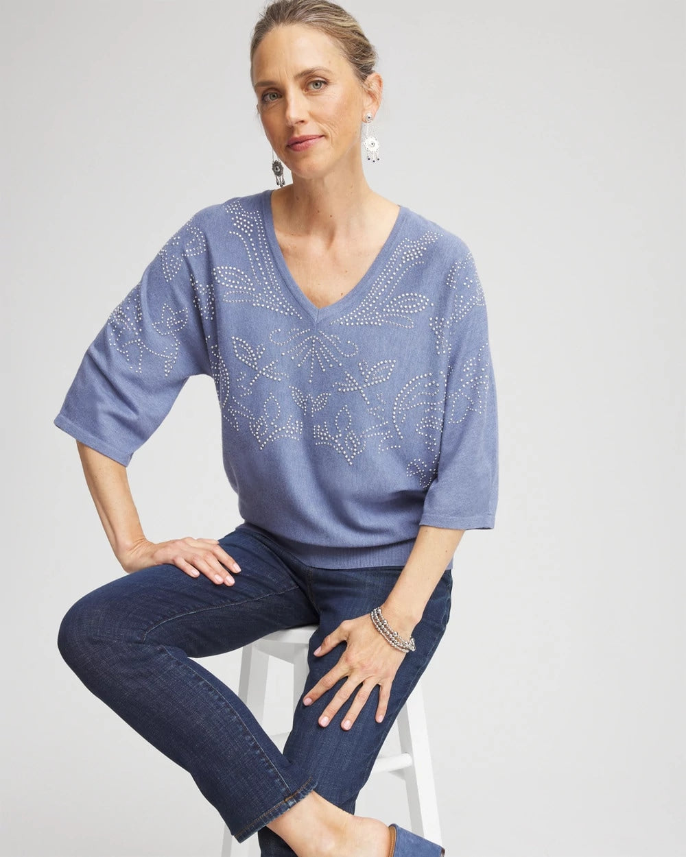 Dolman V-Neck Sweater - Chico's