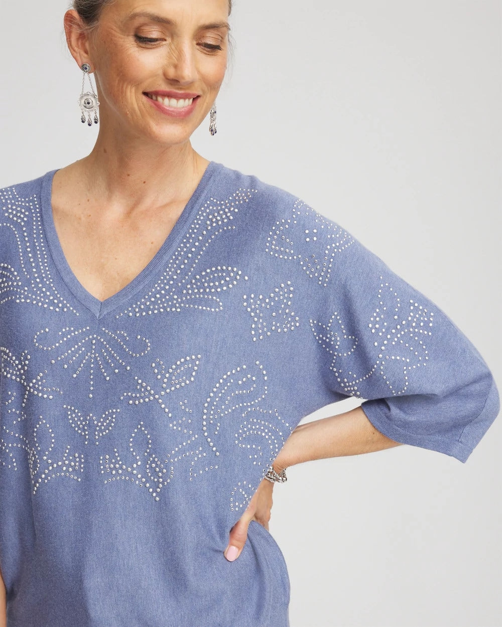 Dolman V-Neck Sweater - Chico's