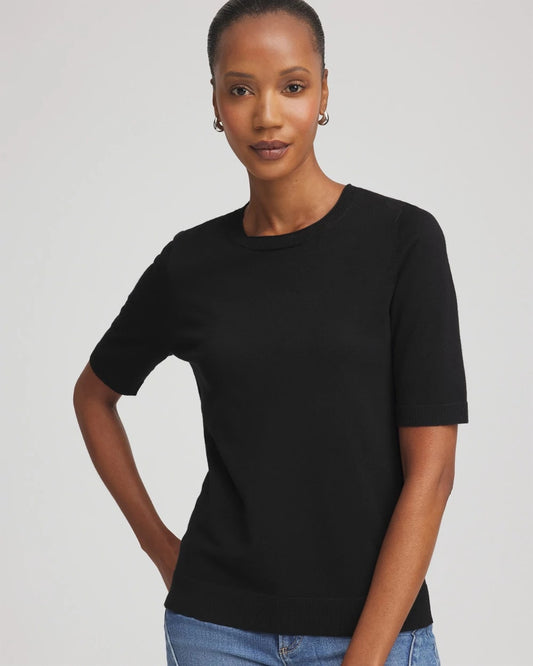 Ella Classic-Fit Sweater Tee - Chico's