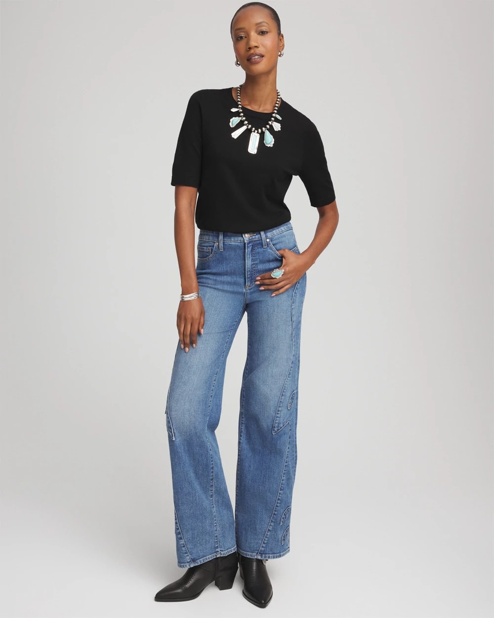 Ella Classic-Fit Sweater Tee - Chico's