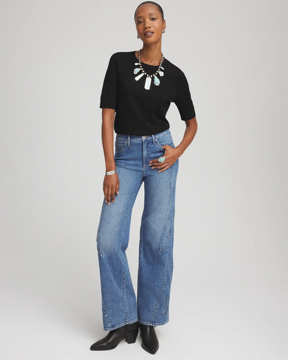 Ella Classic-Fit Sweater Tee - Chico's