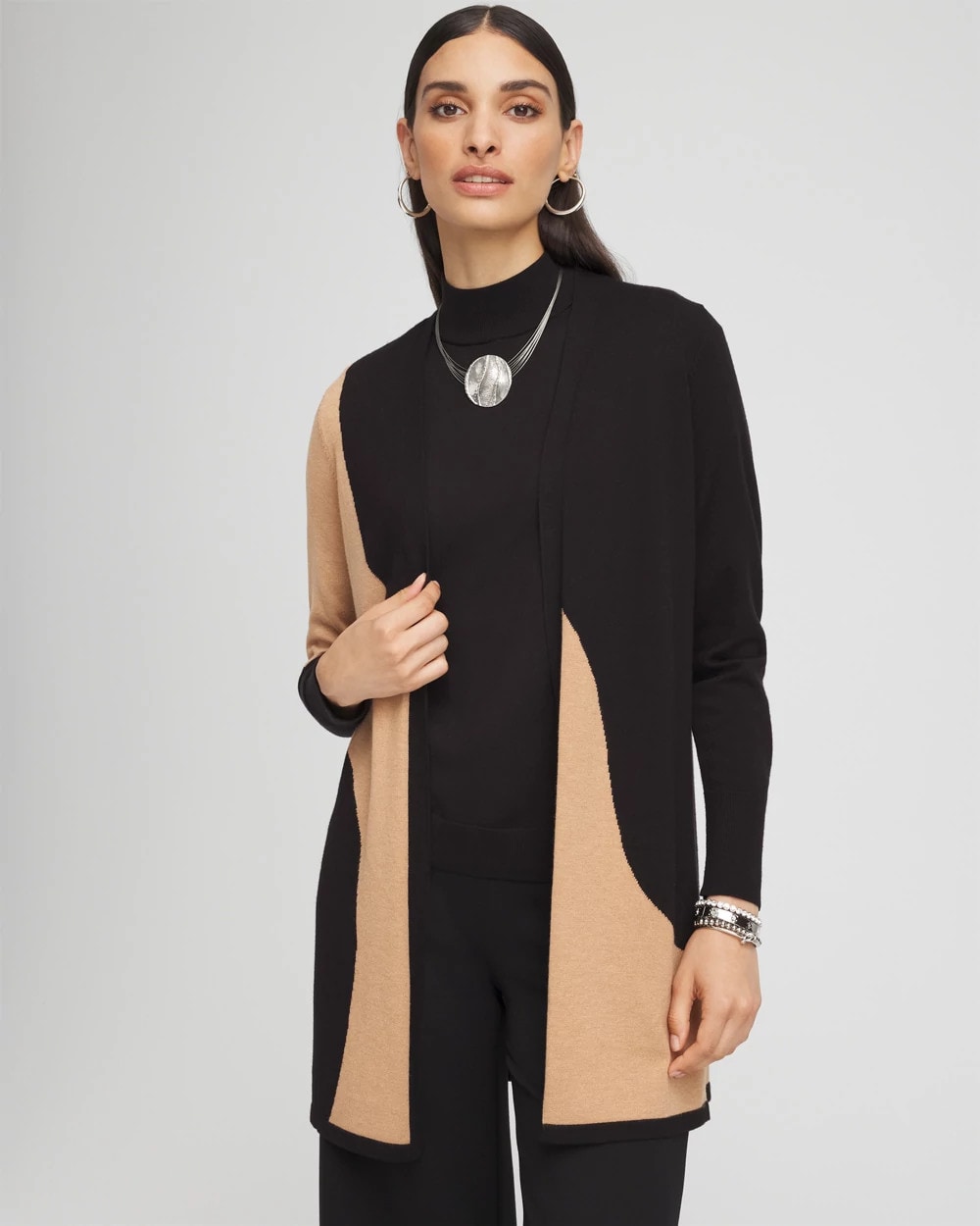 Intarsia Colorblock Cardigan - Chico's