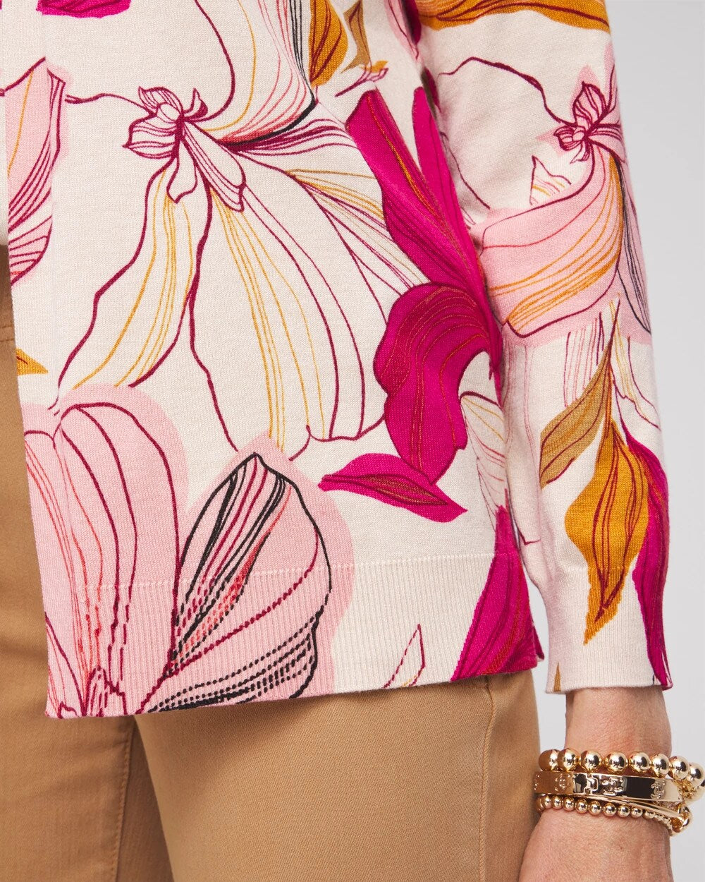 Blooms Long Sleeve Cardigan - Chico's