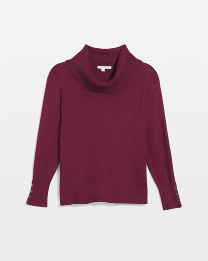 Cowlneck Long-Sleeved Sweater - Chico's