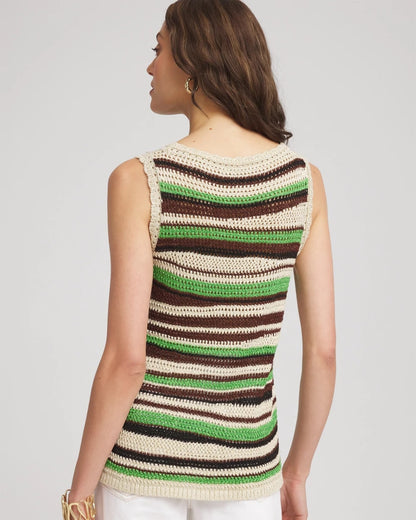Contemporary Striped Sweater Tank - Chico's