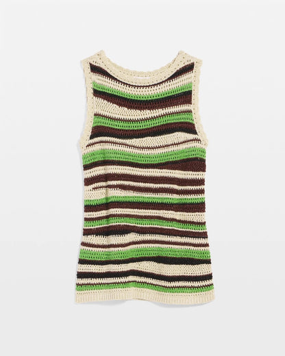 Contemporary Striped Sweater Tank - Chico's