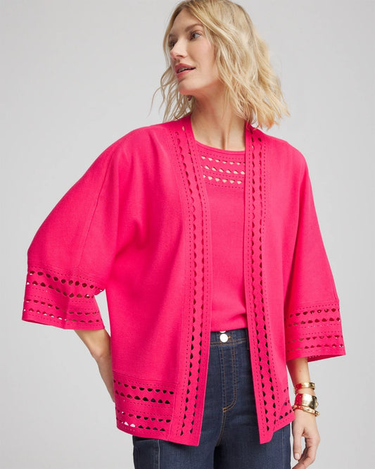 Cutout Open-Front Cardigan - Chico's