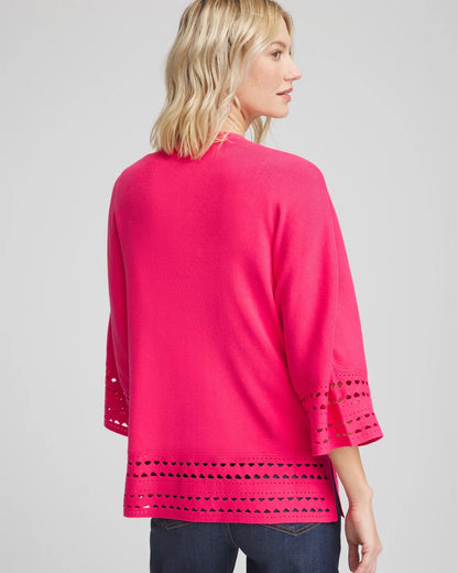 Cutout Open-Front Cardigan - Chico's