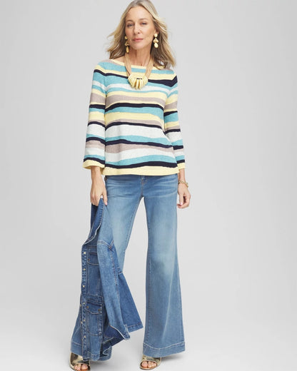 Striped Pullover - Chico's