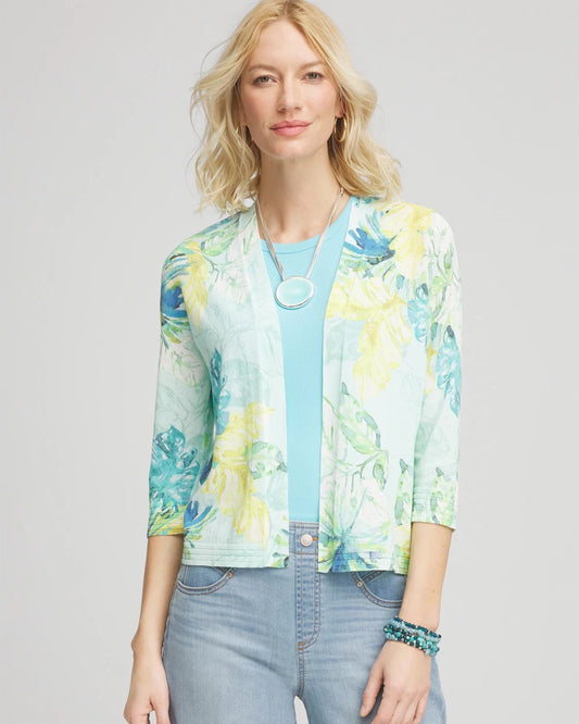 Tropical Summer Romance Short Cardigan - Chico's