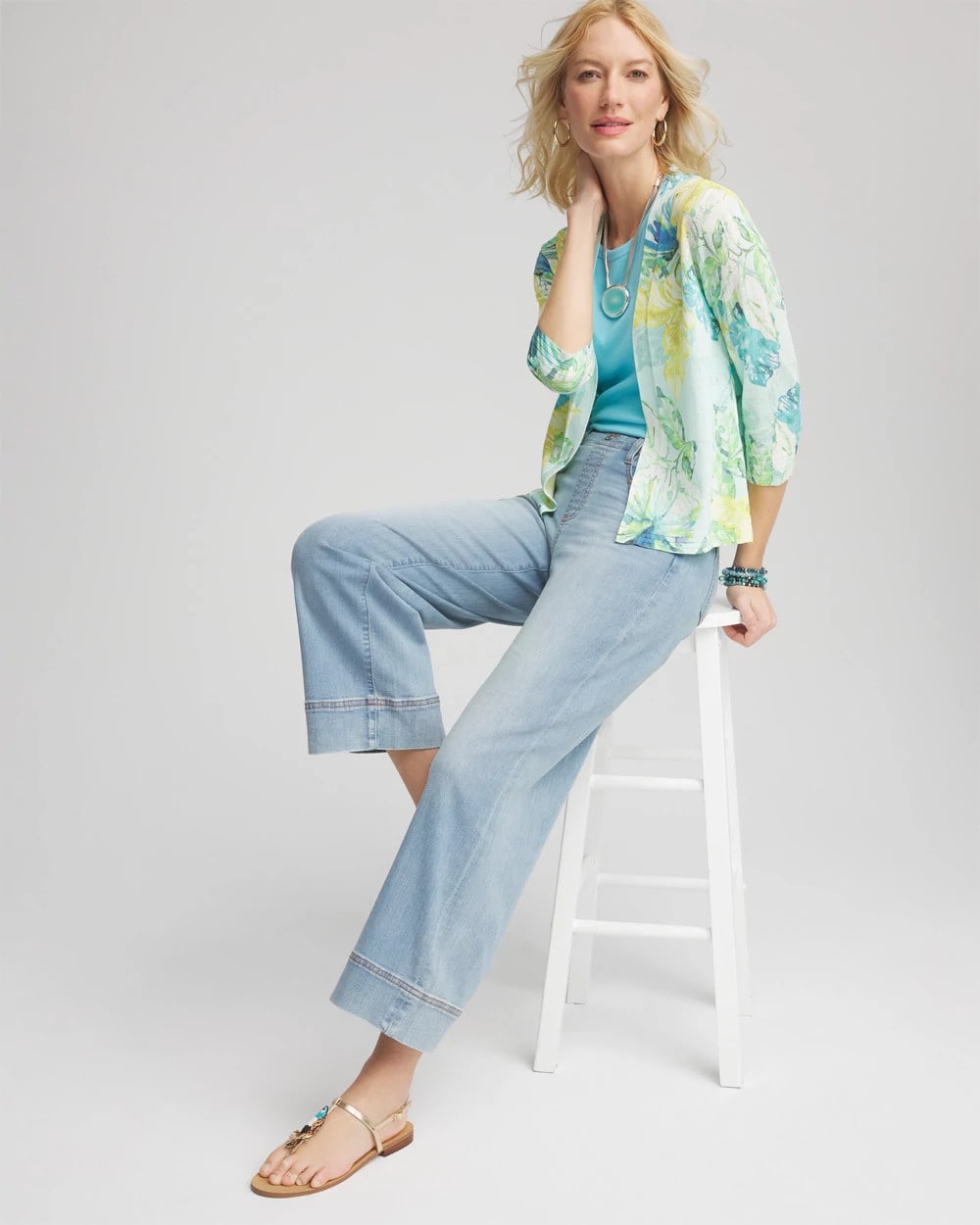 Tropical Summer Romance Short Cardigan - Chico's